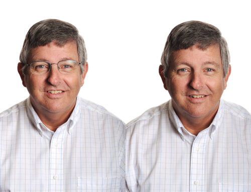 Removing Flare from Glasses