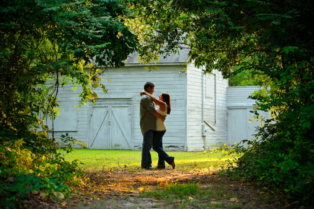 Engagement session couple at Fort Boykin