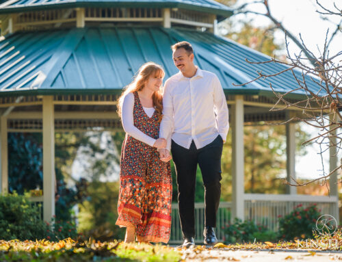 Fall Engagement Portraits | Chesapeake Arboretum