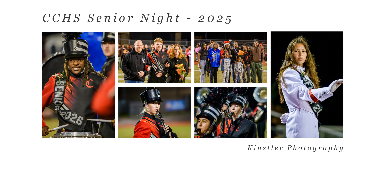 Currituck County High School Marching Nights Senior Night 2025 by Kinstler Photography