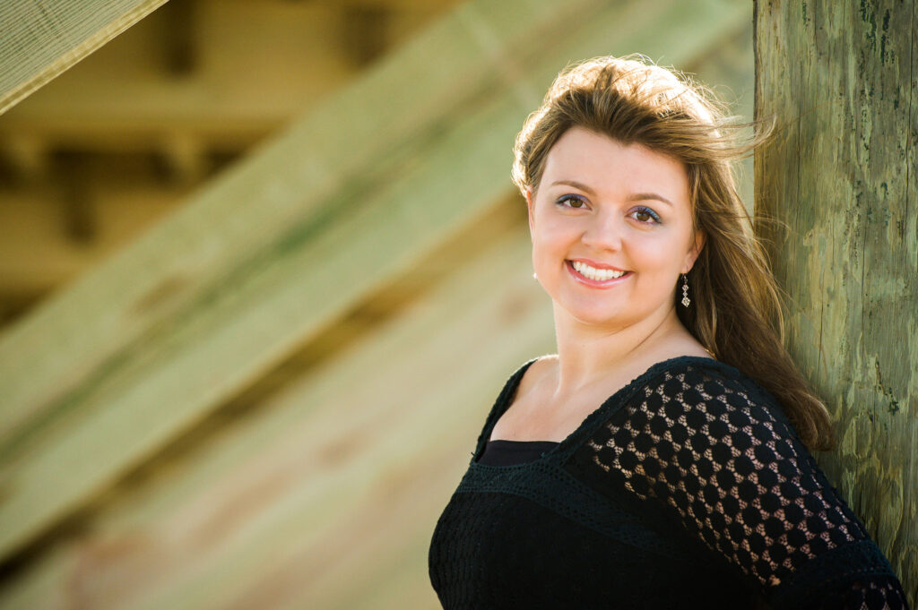 Rebecca Willett senior portrait in Sandbridge