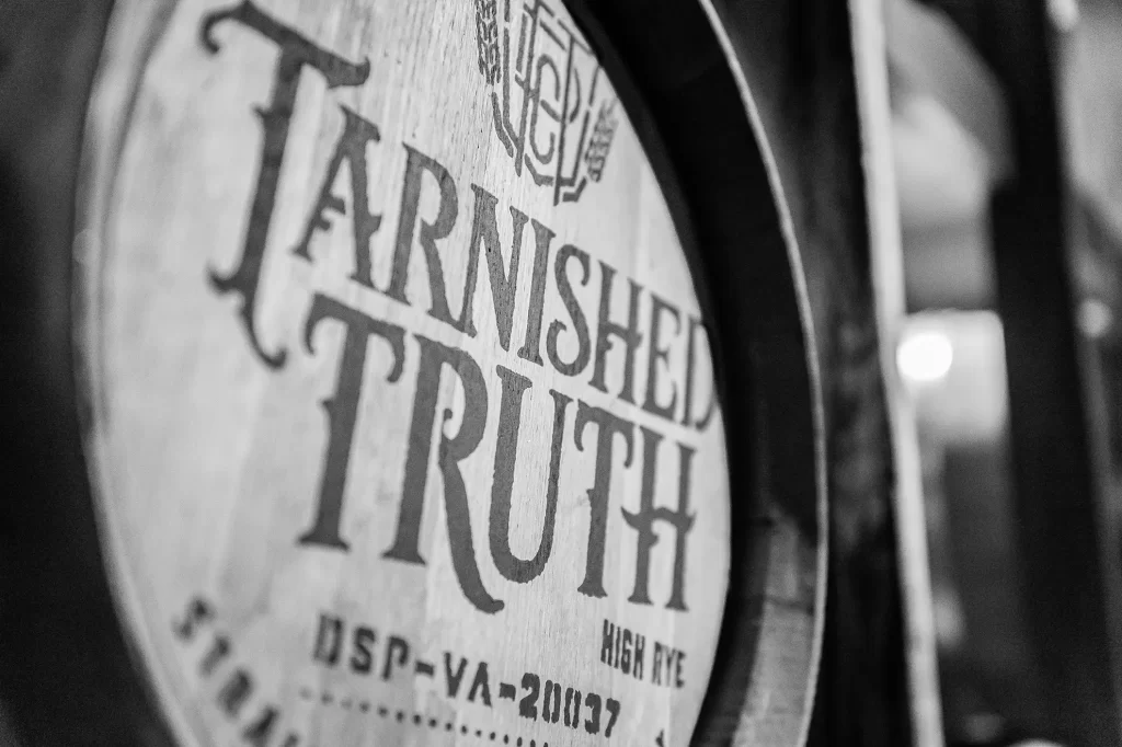 Tarnished Truth barrel of whiskey at the Cavalier Hotel