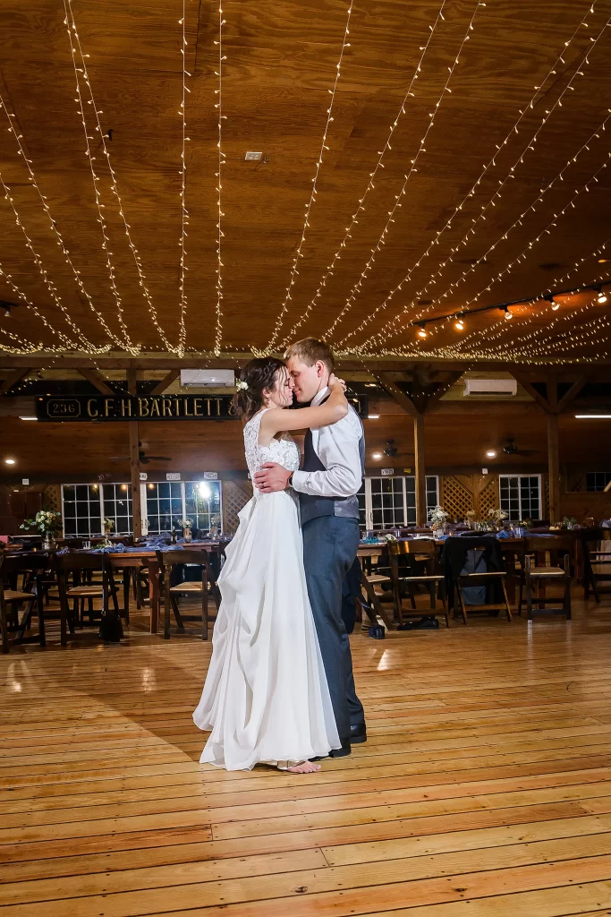 Bride and Groom private last dance at Hunt Club Farm