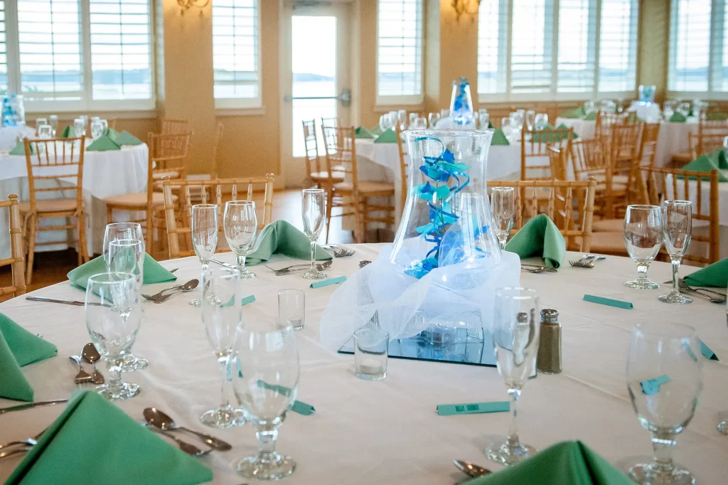 Wedding table settings