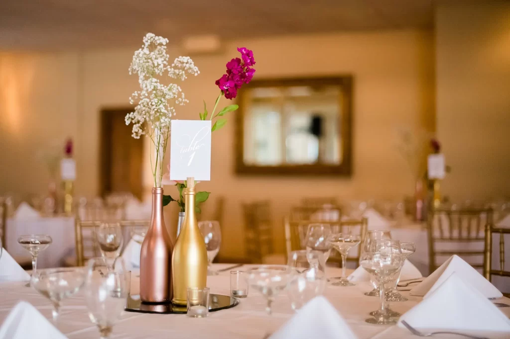 Wedding table decorations