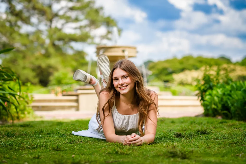 senior portraits norfolk botanical garden